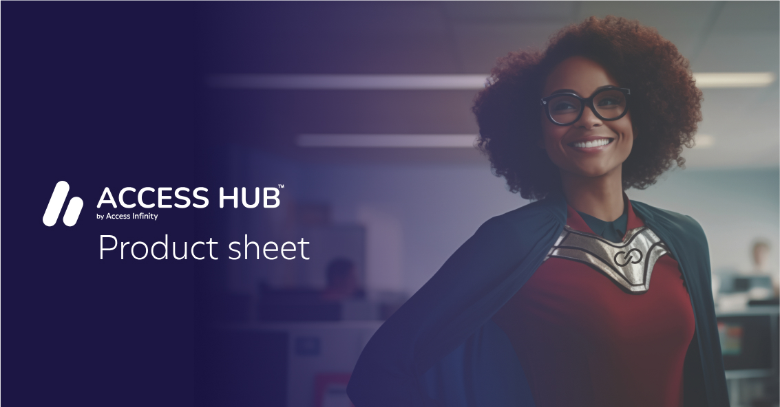 Access Hub product sheet feat image